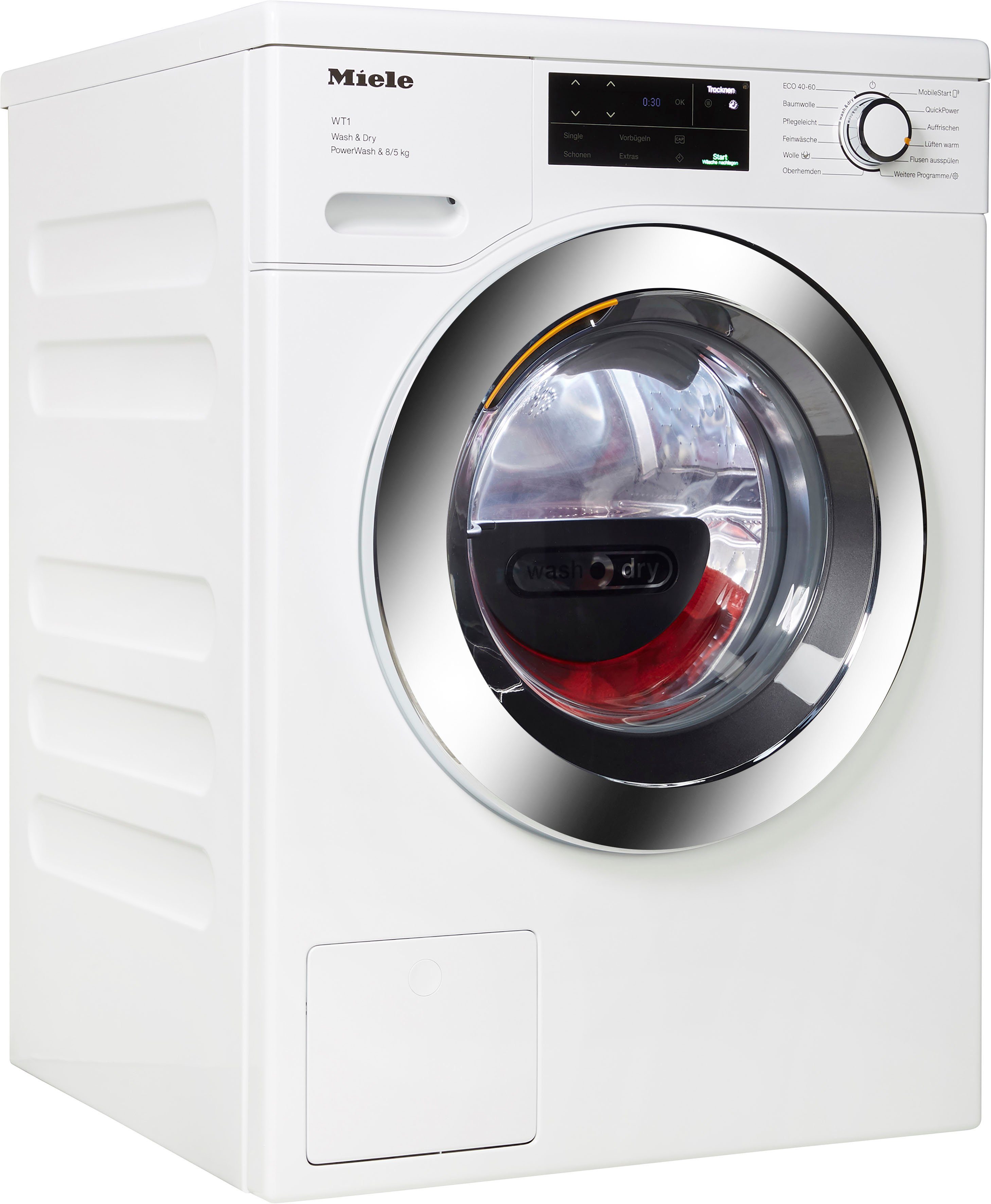 Miele Waschtrockner WTI360WPM, 5 kg, 8 kg, 1600 U/min, unterbaufähig, Single Wash&Dry
