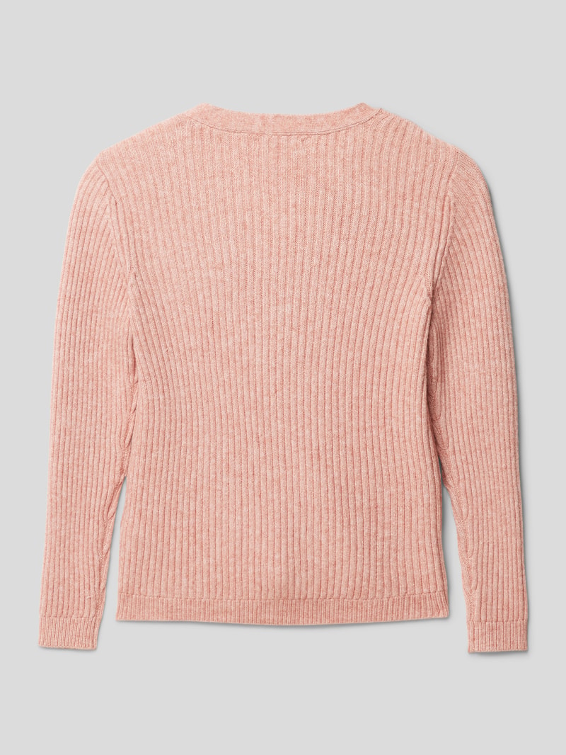 Strickjacke aus Viskose-Mix Modell 'KATIA' in altrosa