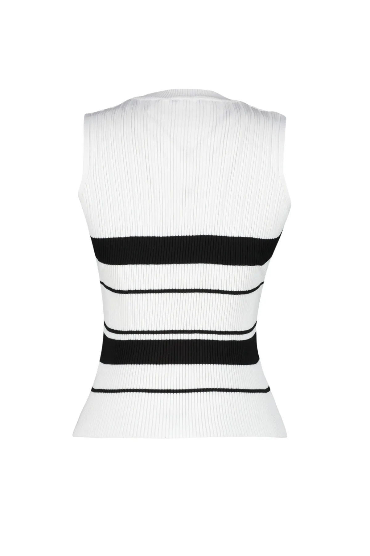 Trendyol Collection  Ecrufarbene Strickbluse mit Rundhalsausschnitt TWOSS21BZ0370
