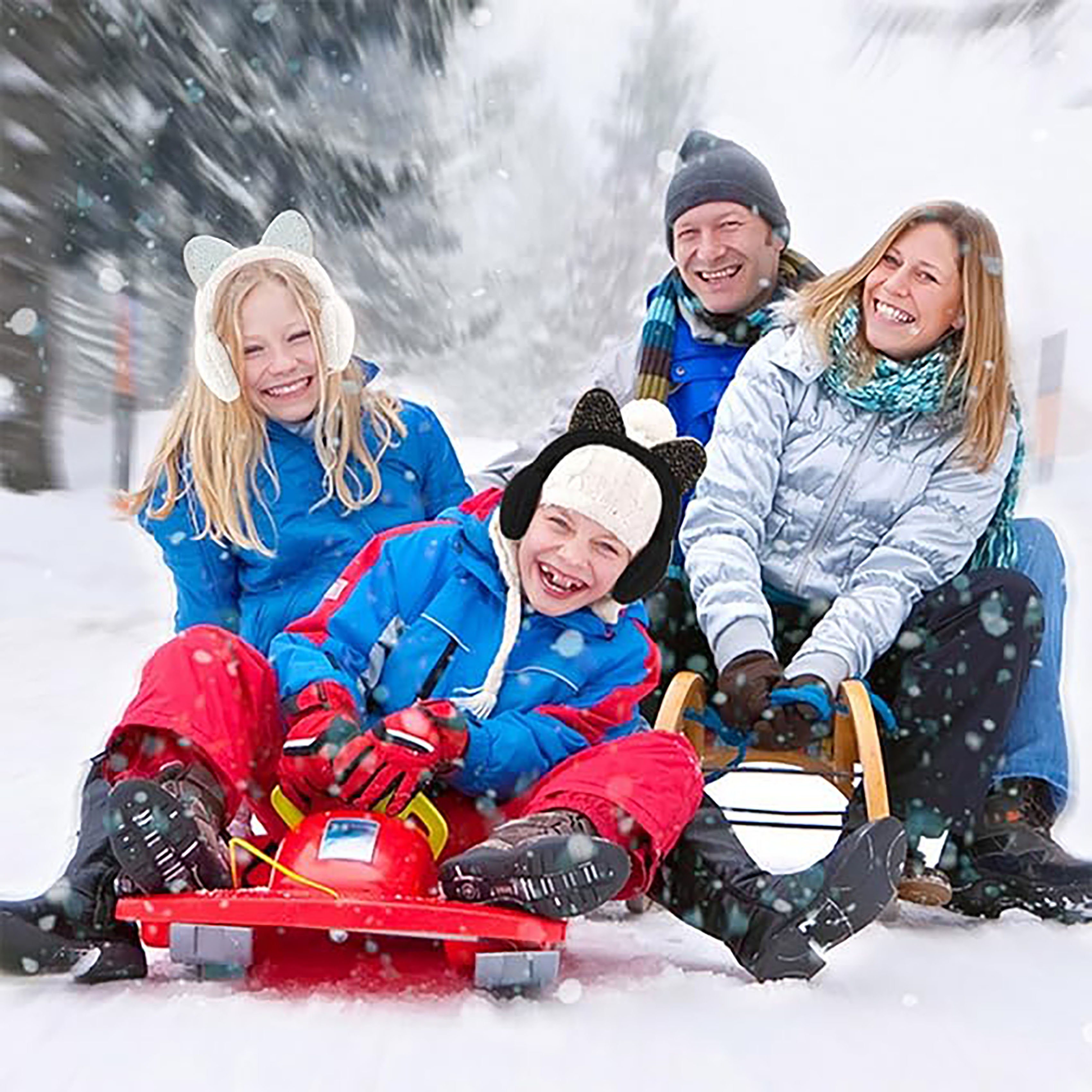 YYV Ohrenwärmer Kinder-Winter-Ohrenschützer, 2er-Pack Mädchen-Ohrenwärmer (Winterwarme Ohrenschützer, verstellbare, kältebeständige Ohrenschützer, geeignet für Outdoor-Aktivitäten im Winter, 2-St)