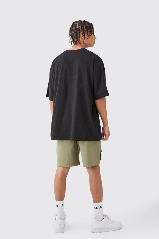 Shorts mit Cargo-Taschen und abnehmbaren Taschen