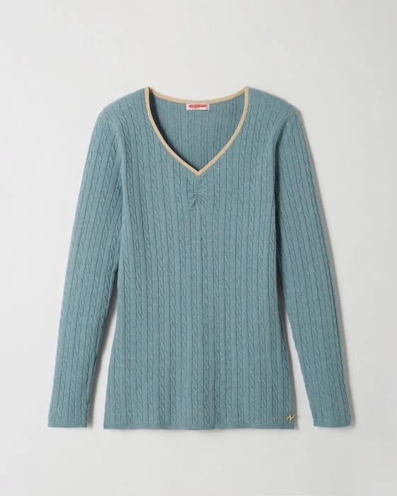 Pull en maille torsadée Thermolactyl