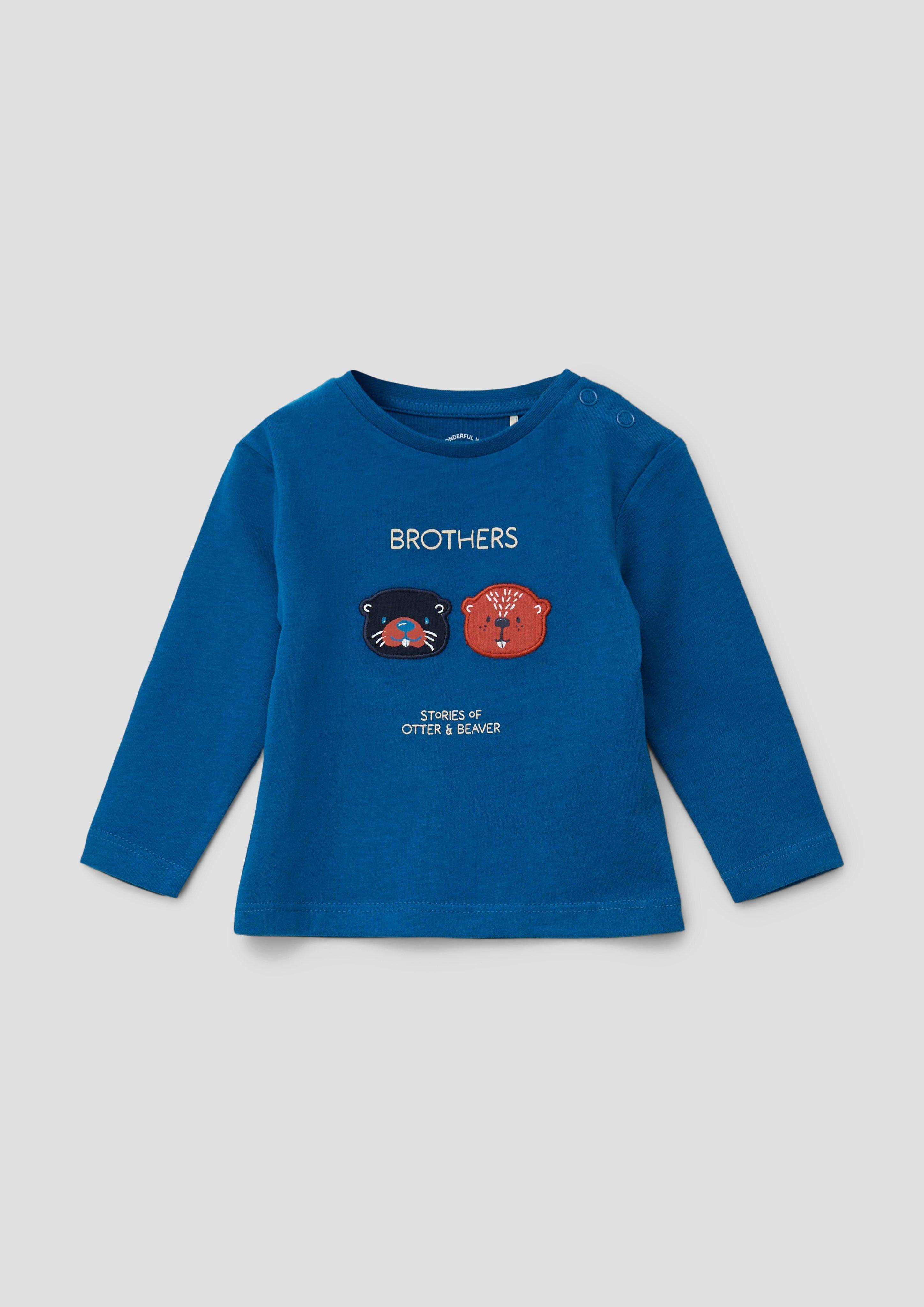 Longsleeve mit Applikation  2137829-6478