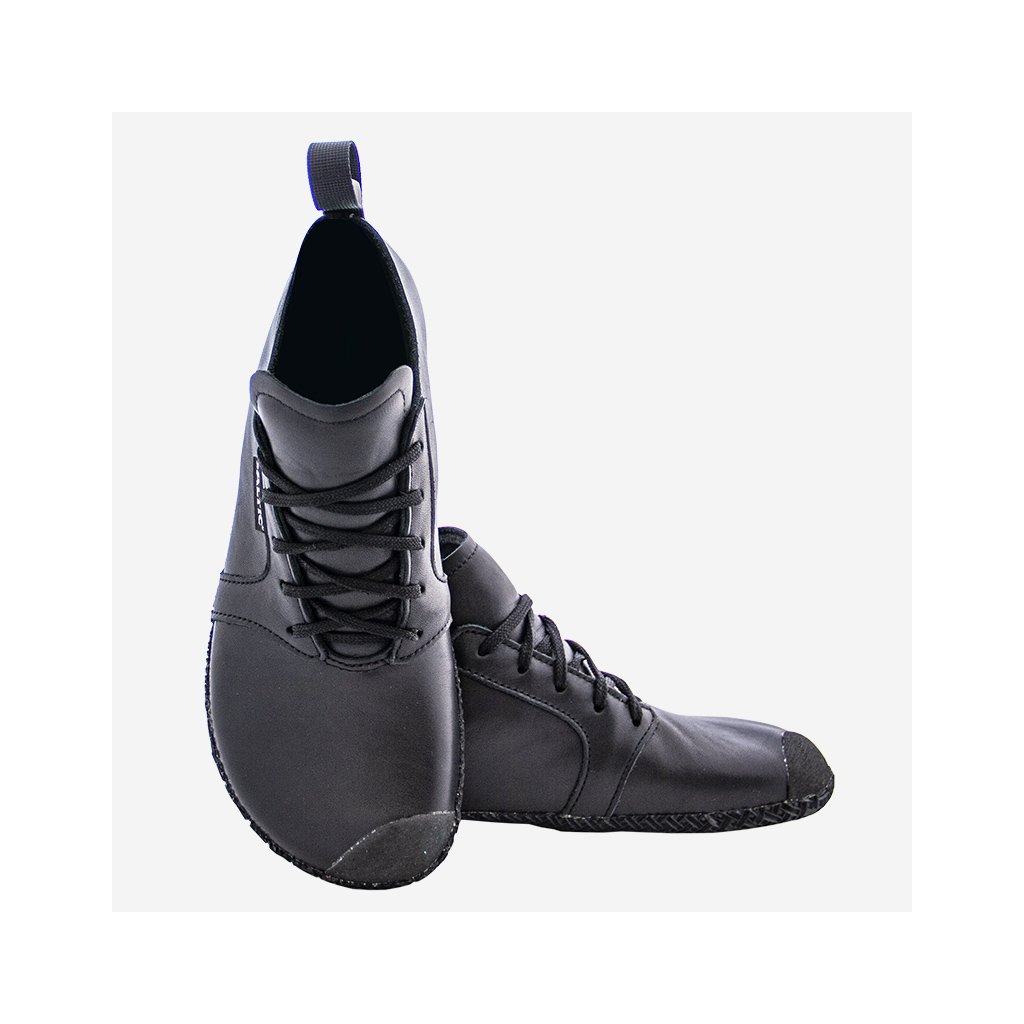 Saltic Fura Schwarz Nappa Barfußsneakers