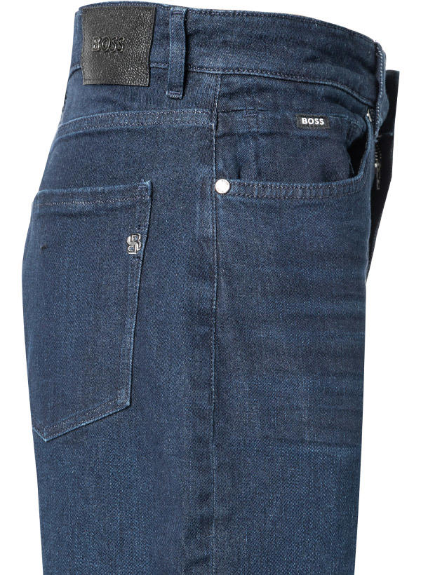 BOSS Black, Jeans, Regular Fit, Baumwolle T400®, navy