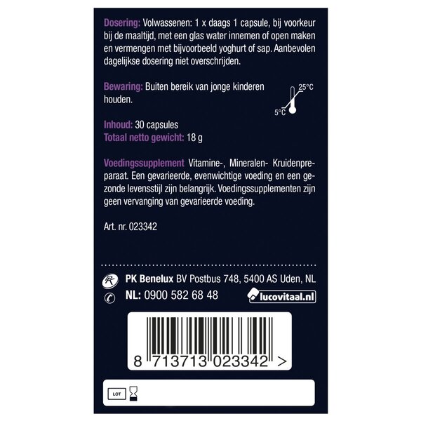 Lucovitaal Hair Volume Capsules 30 pieces