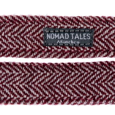 Nomad Tales Calma Hundeleine, burgundy