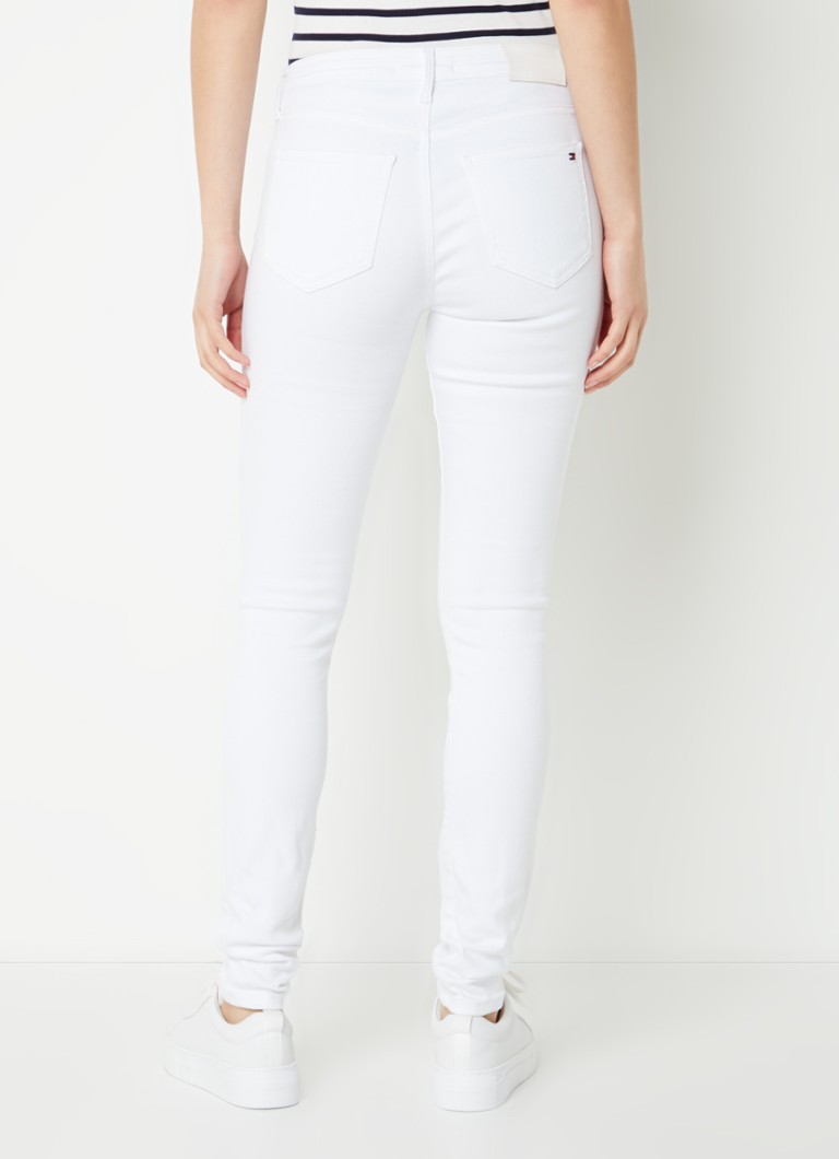 Blugi Tommy Hilfiger Flex Mid-Ride Slim Fit, culoarea spălătorie