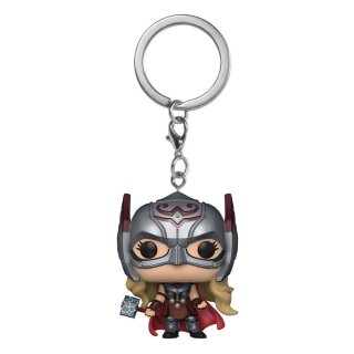 Thor: Love & Thunder Pocket POP! Vinyl Schlüsselanhänger 4 cm Mighty Thor