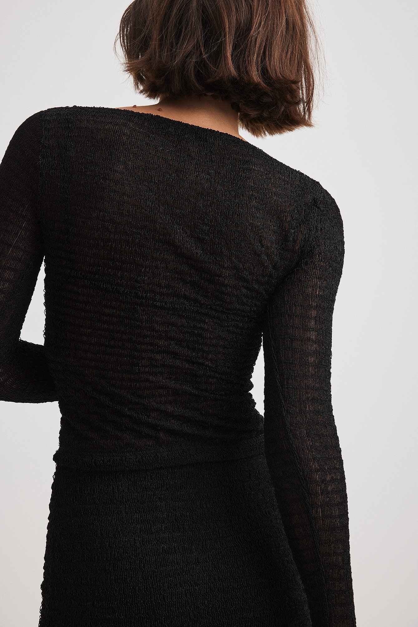 Oberteil mit Rundhalsausschnitt im Distressed-Look