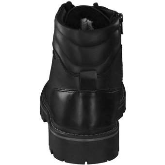 s.Oliver Schnür Boots in schwarz