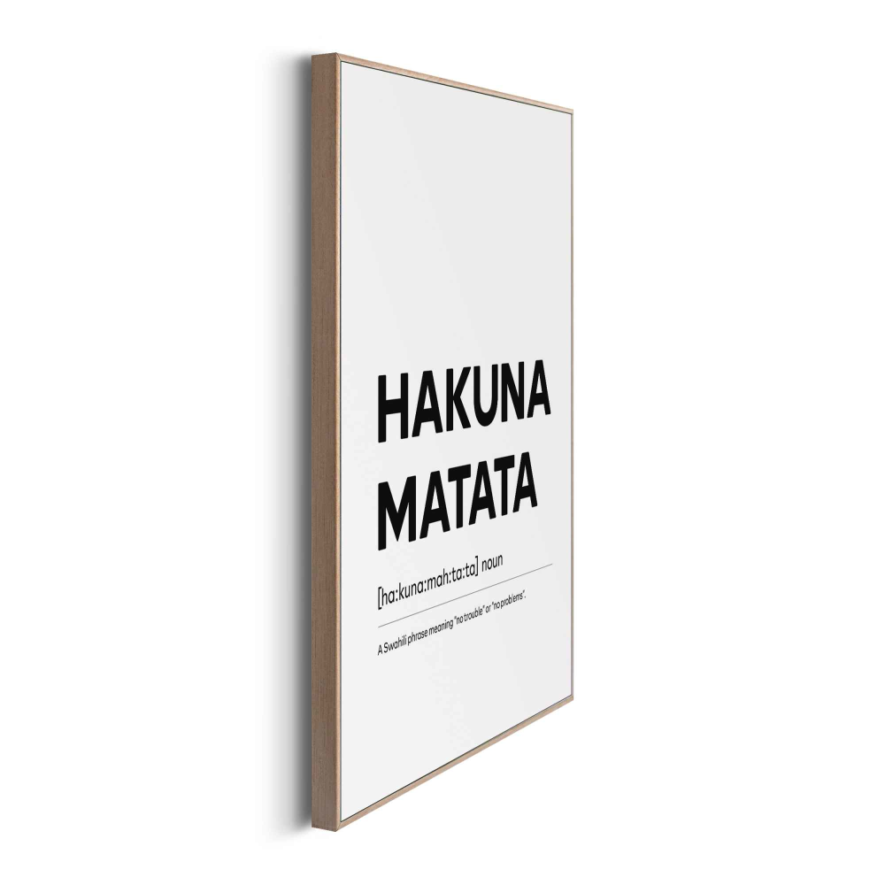 Rahmenbild Hakuna Matata