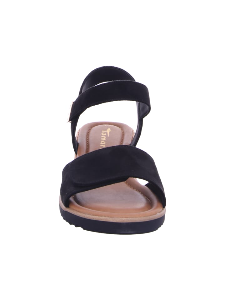 Tamaris Keilsandalette in schwarz günstig kaufen
