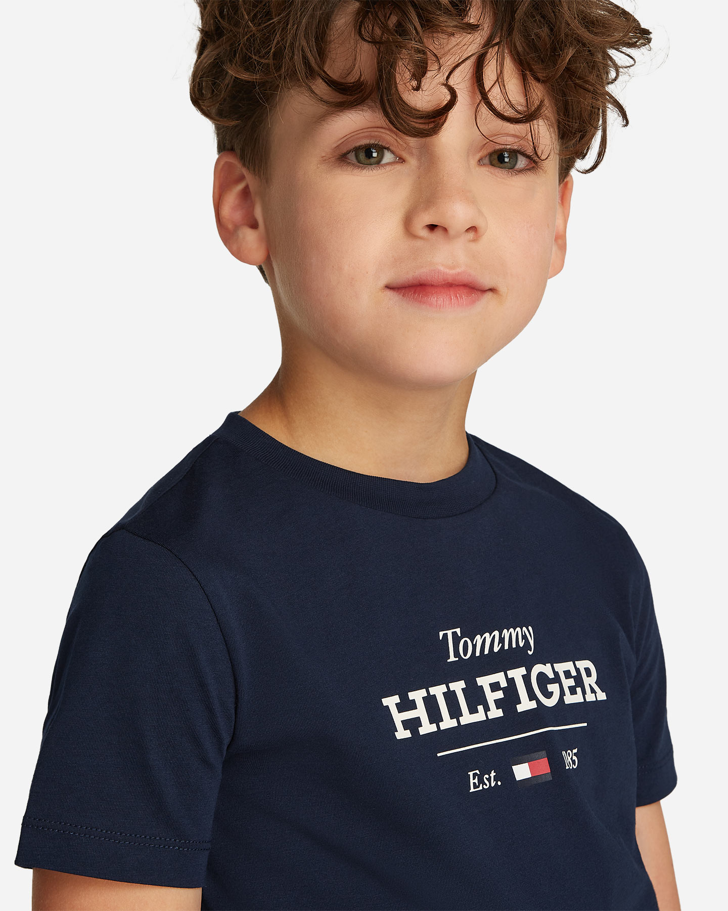Koszulka Tommy Hilfiger 1985 Jr KB0KB09356-C1G