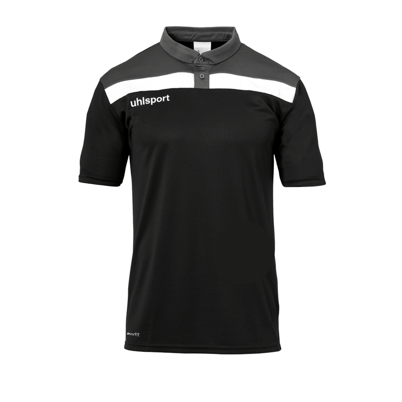Uhlsport Offense 23 Poloshirt Schwarz Grau F01