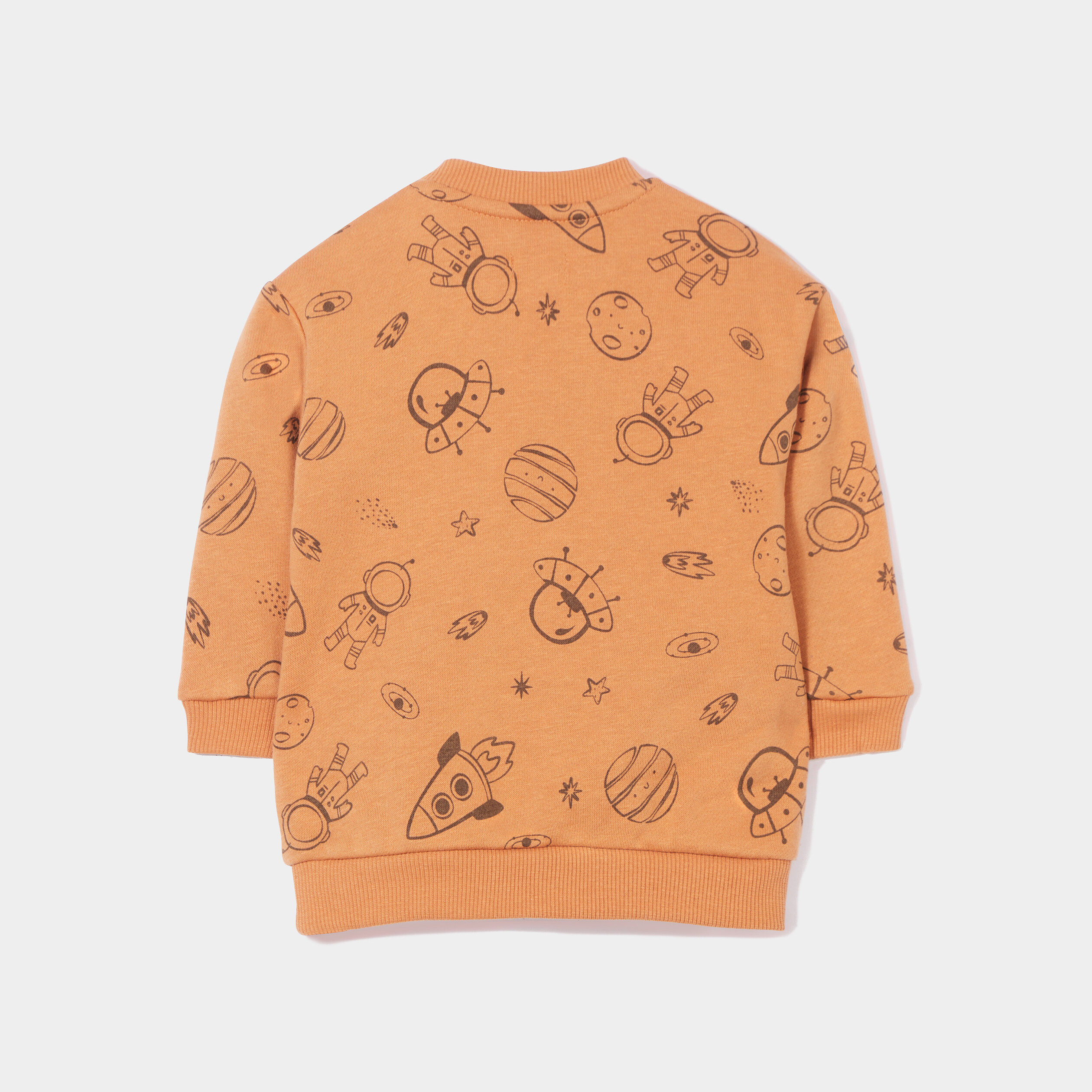 Ensemble sweat et pantalon coton beige bébé garçon | La Halle
