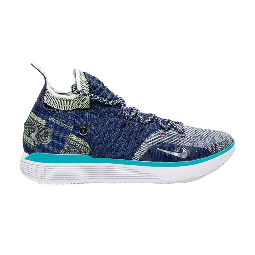 Nike Zoom KD11 BHM KD 11 BQ6245-400 / blau