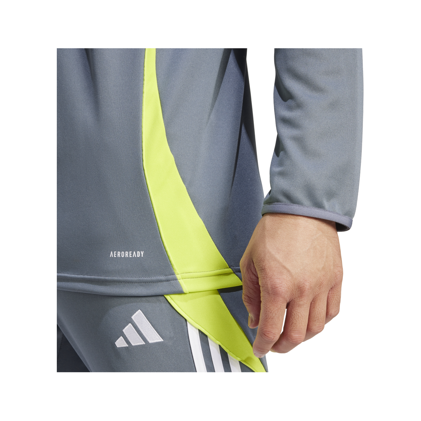 adidas Tiro 24 Trainingstop Grau Gelb