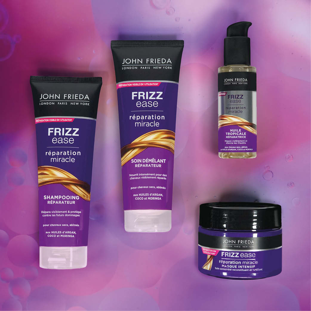 john frieda Frizz Ease Shampooing Réparation Miracle Shampooing cheveux secs ou abîmés