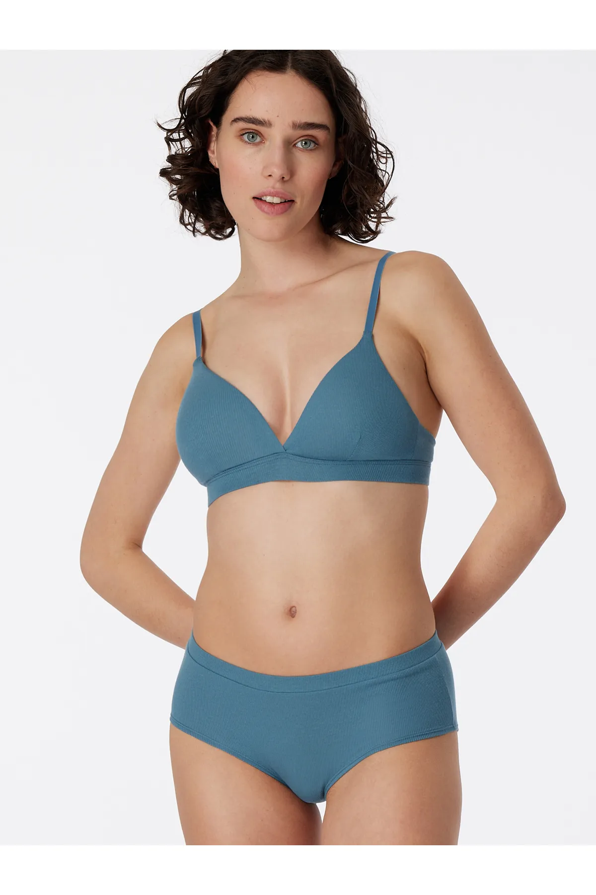 Schiesser  Unterhosen - Blau - Unifarben
