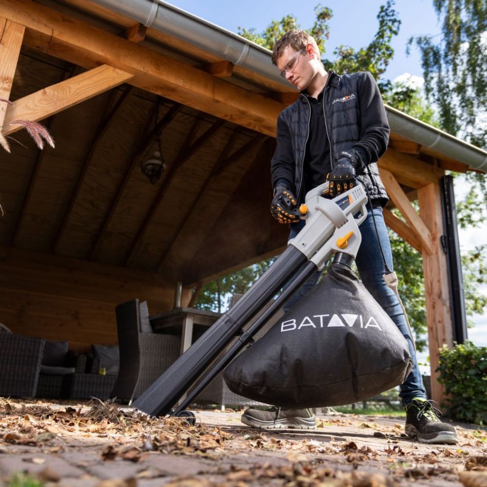 Batavia 7065334 Suflantă electrică de frunze 3 în 1, aspirator de frunze și tocător de frunze 3300 W