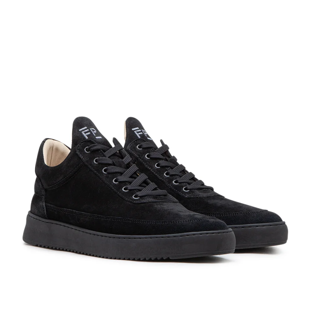 Filling Pieces Low Top Suede 10122791847 / schwarz