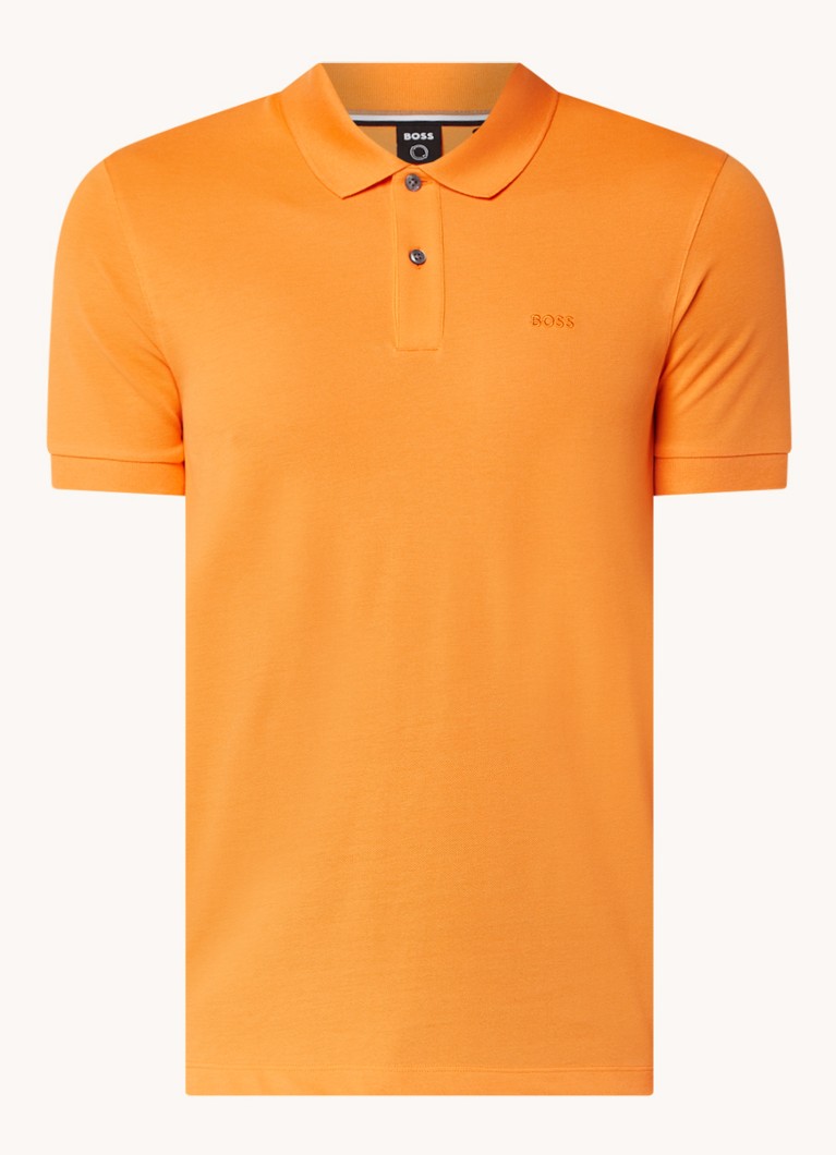 Polo HUGO BOSS Pallas de corte regular em algodão piqué