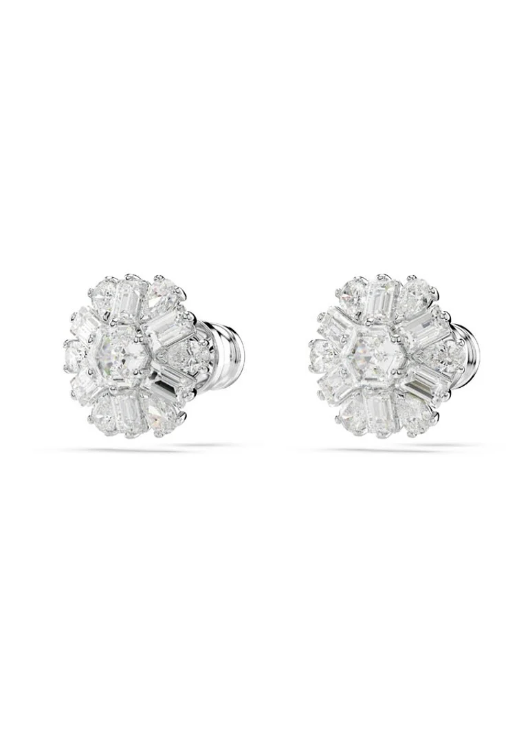 Swarovski Idyllia stud earrings with zirconia