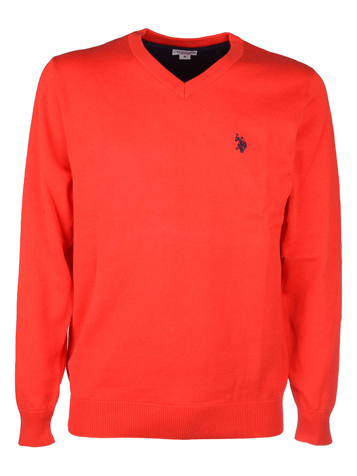 U.S. Polo Assn. Pullover in Rot günstig kaufen