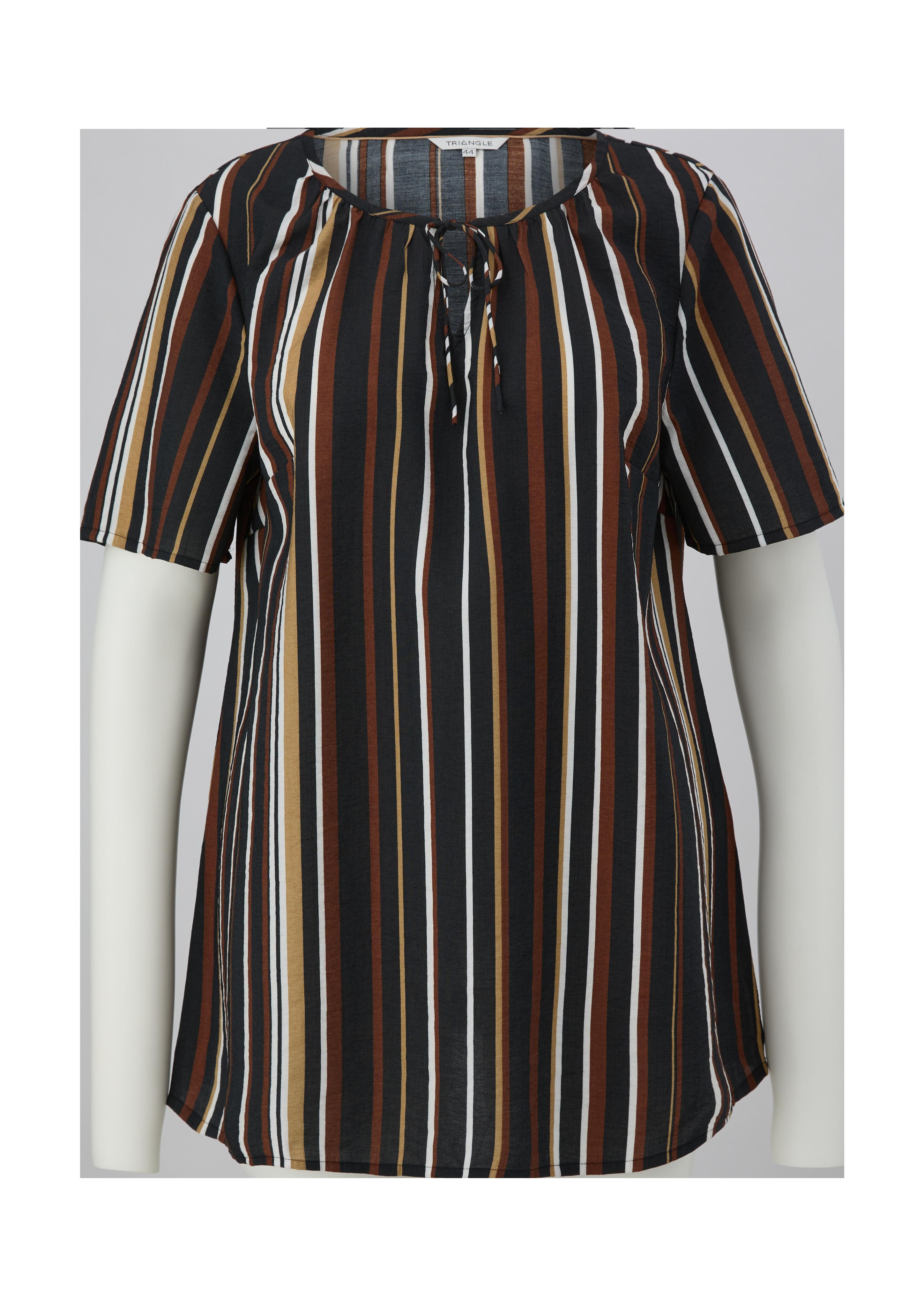 Ausgestellte Bluse aus Viskosemix  2131363-87G7