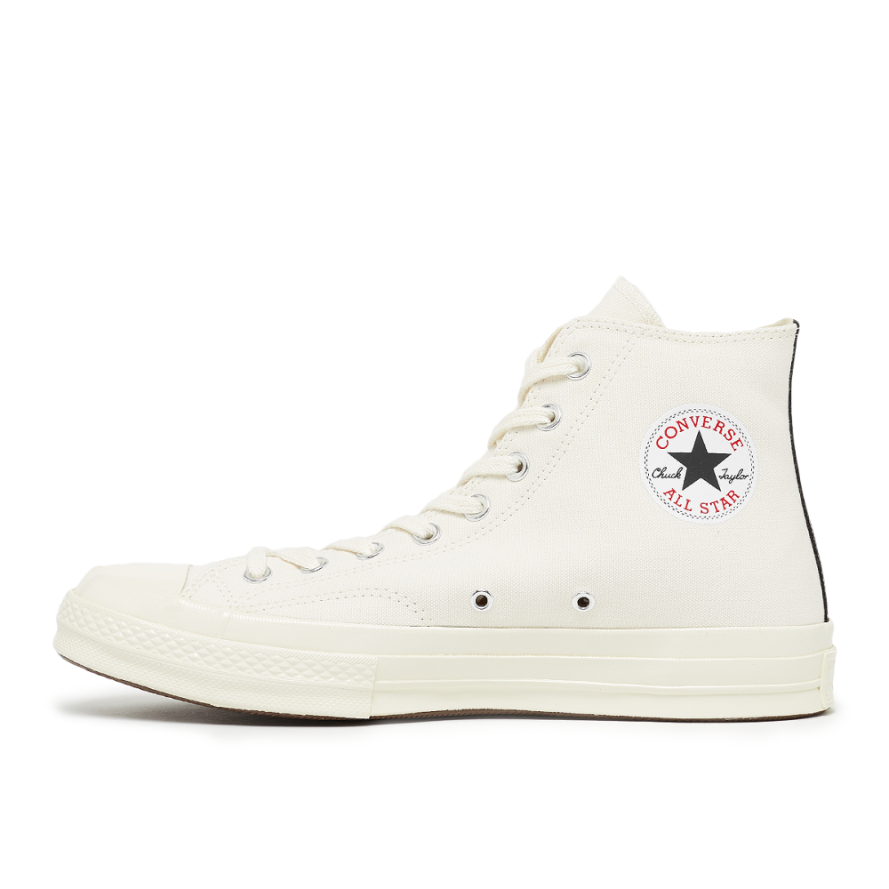Comme des Garcons Play Converse Chuck Hi P1-K112-2 / weiss