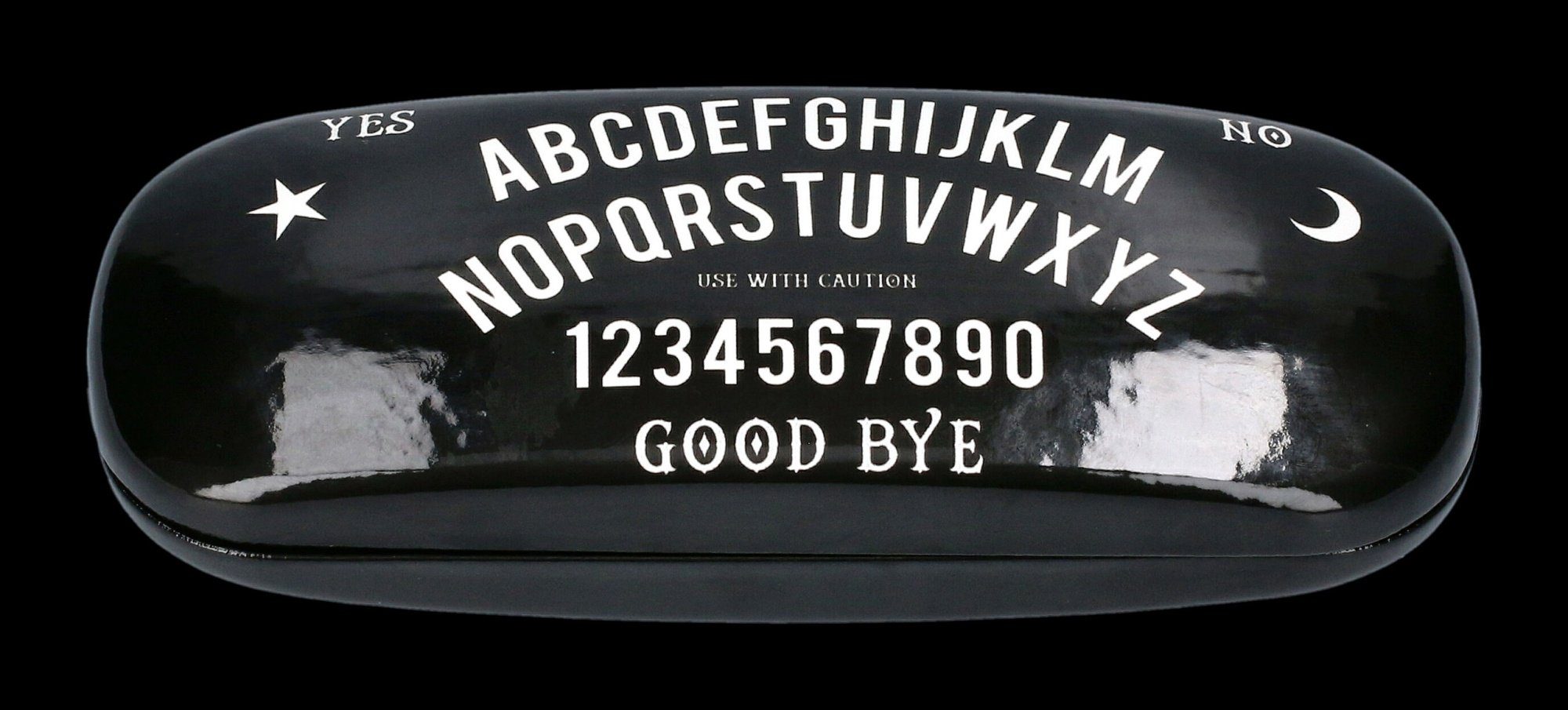 Figuren Shop GmbH Brillenetui Brillenetui - Schwarzes Witchboard - Magische Brillenhülle Dekoration