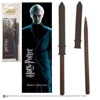 Harry Potter Kugelschreiber & Lesezeichen Draco Malfoy