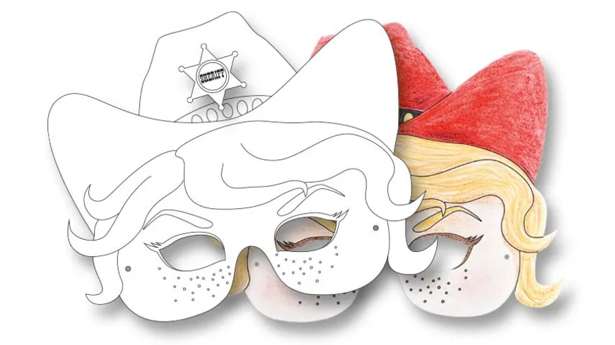 folia Kindermasken weiß