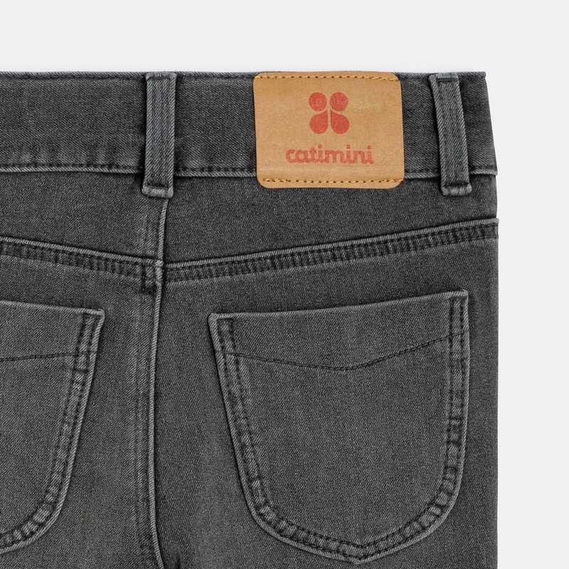 Jean slim fille gris Catimini