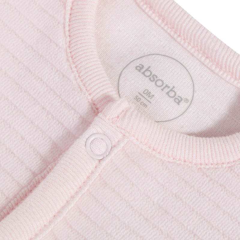 Dors-bien bébé fille en velours ottoman bio Absorba
