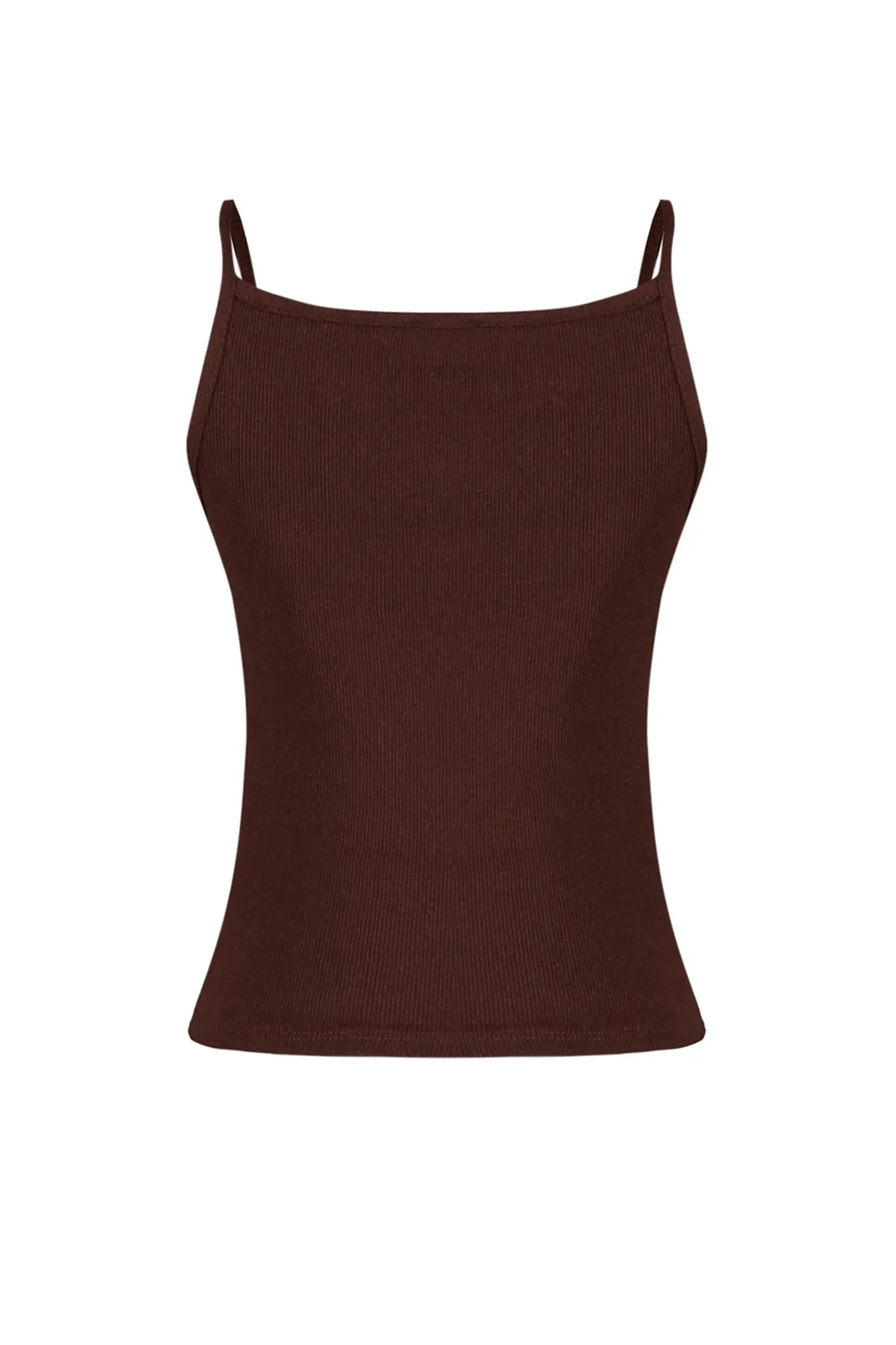 Trendyol Collection  Unterhemd - Braun - Slim Fit