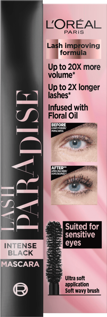 Mascara Lash Paradise Intense Black, 6,4 ml