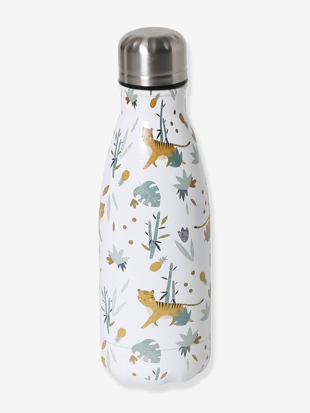 Vertbaudet Kinder Thermosflasche PANDAFREUNDE, 335 ml - beige