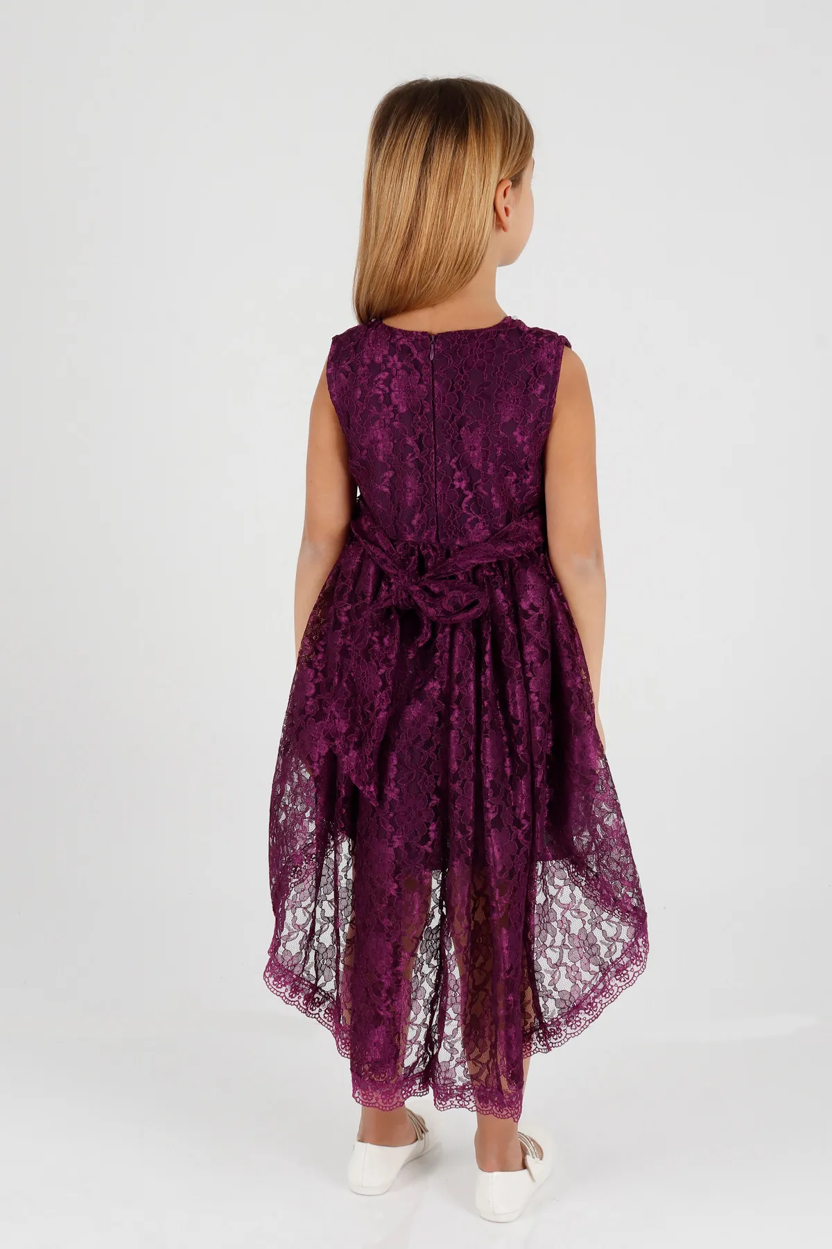 AHENGİM  Mädchen-Abendkleid mit Spitze, Ak2208