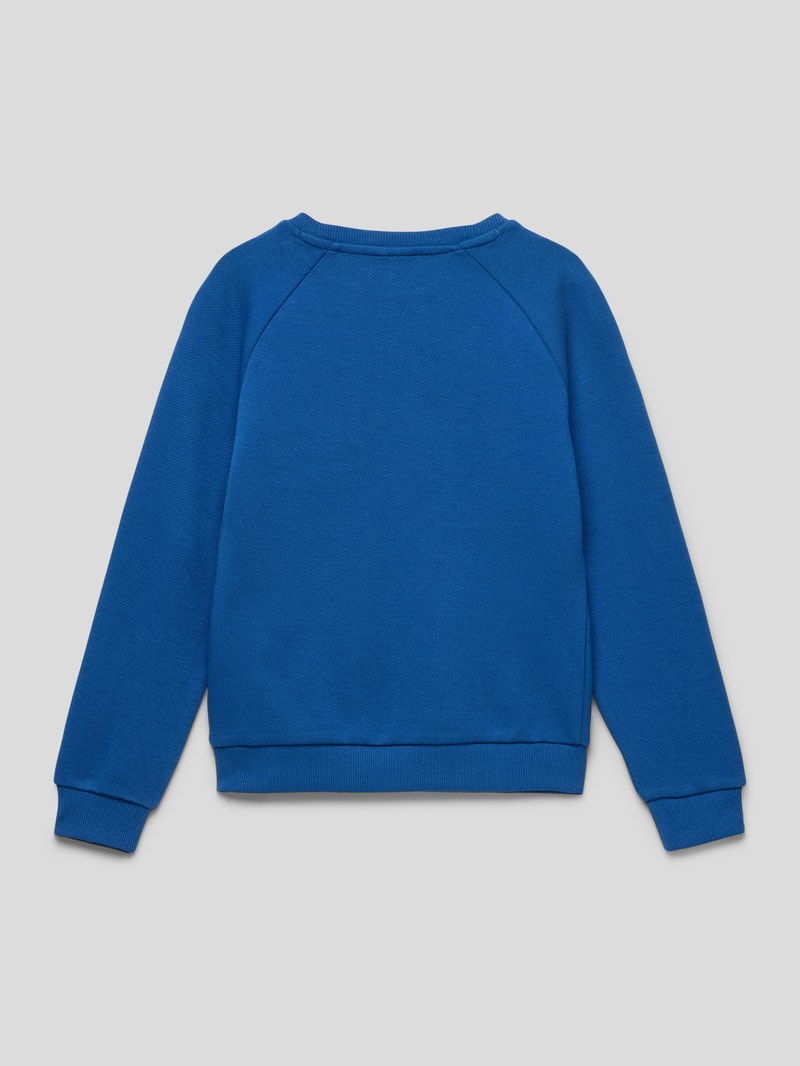 Sweatshirt mit Brusttasche in blau