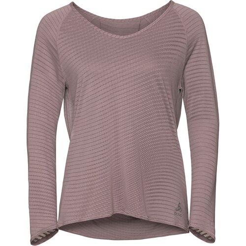 DAMEN FUNKTIONSSHIRT BL TOP CREW NECK L/S ALMA NATURAL