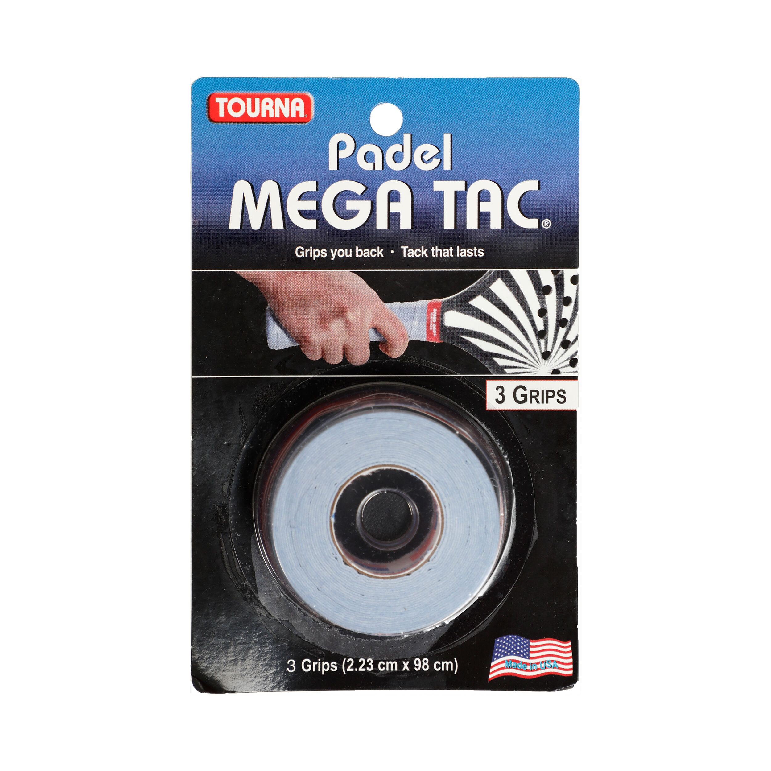 Padel Mega Tac 3er Pack - Blau