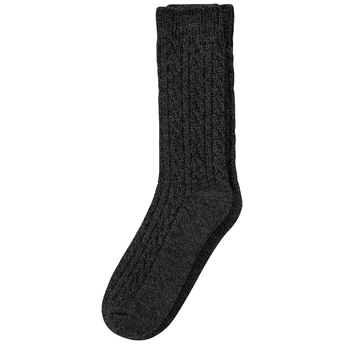1 Paar Herren Socken mit Zopfmuster