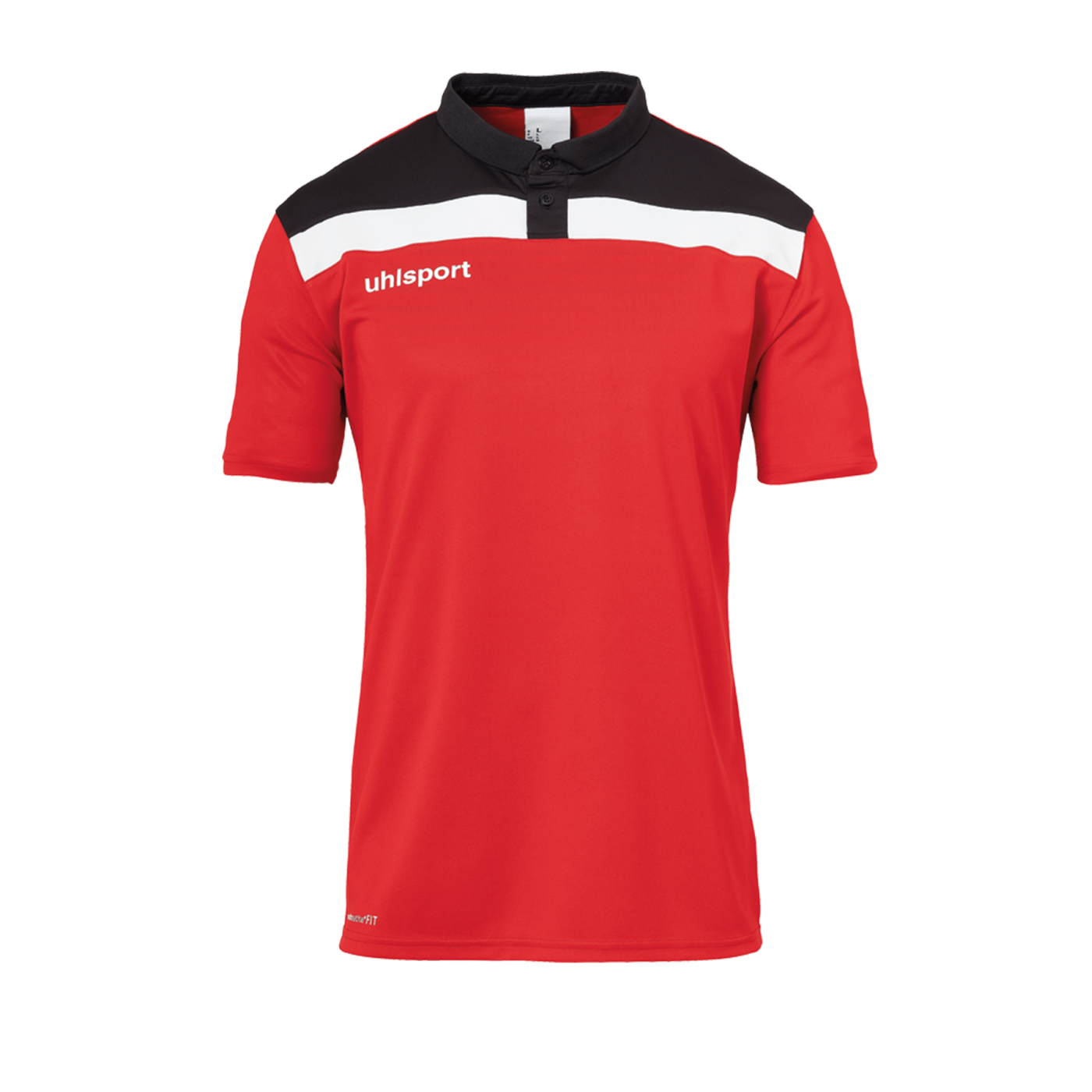Uhlsport Offense 23 Poloshirt Rot Schwarz F04