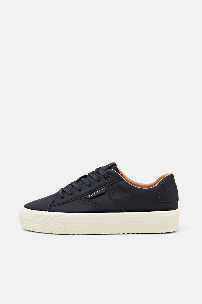 Plateau-Sneakers aus veganem Leder