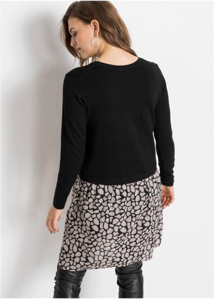 Pullover mit Rockansatz