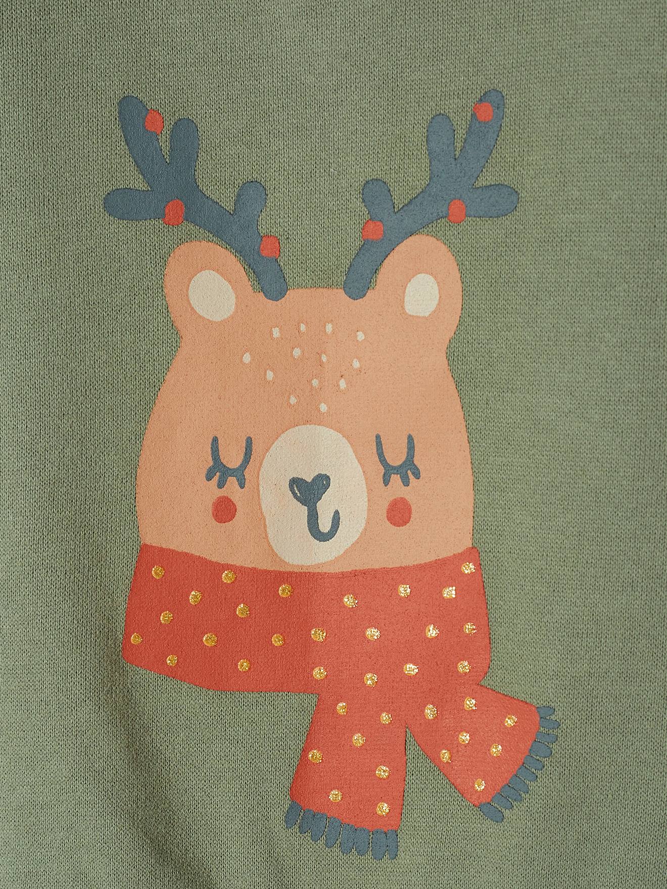 Vertbaudet Baby Weihnachts-Sweatshirt Oeko-Tex - grün