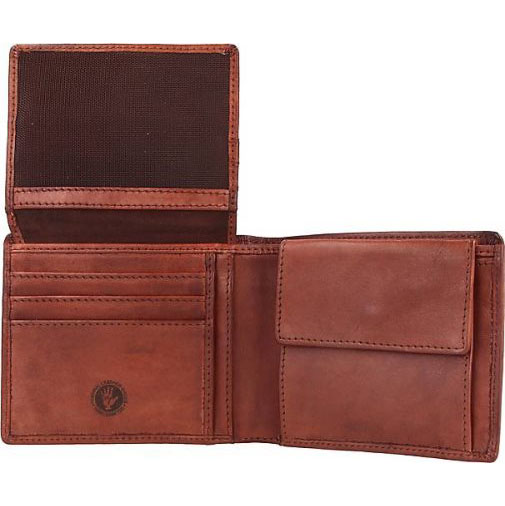 Greenburry Vintage Washed Geldbörse Leder 13 cm