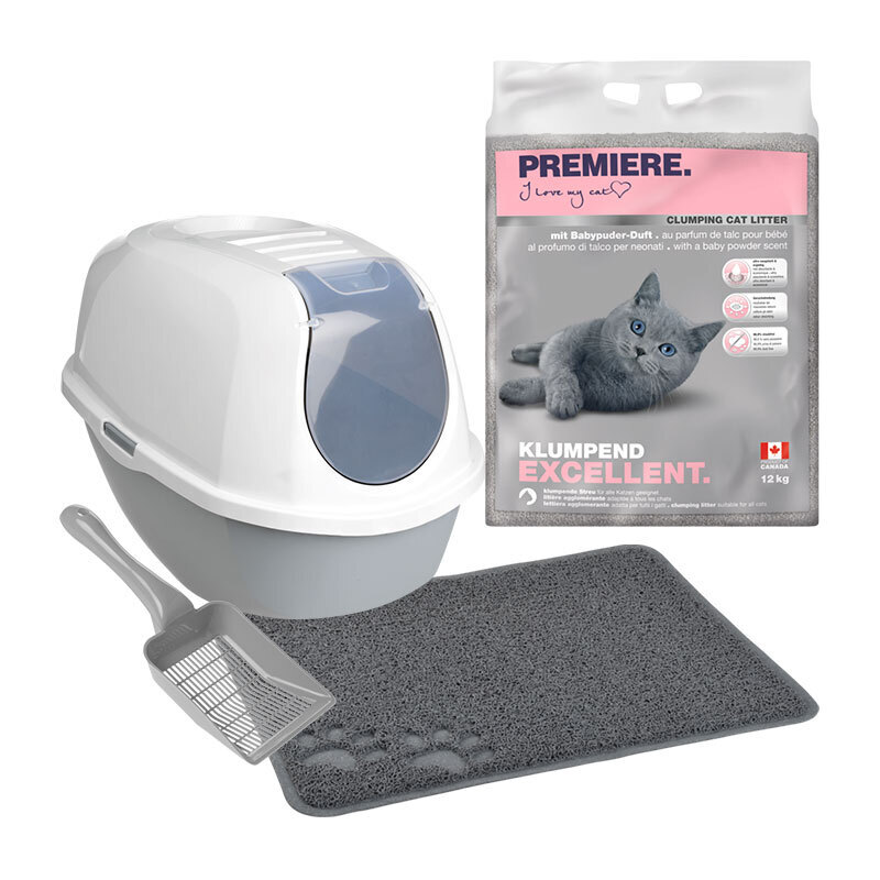 PREMIERE Katzenstreu PREMIERE AniOne Erstausstattungsset Katzenhygiene